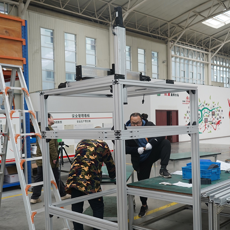 定製龍門三軸滑(huá)台 定製龍門三軸(zhóu)滑台